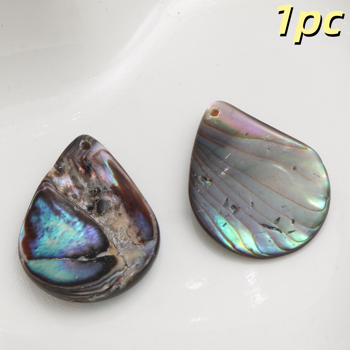 Colorful abalone water droplets 15*20mm