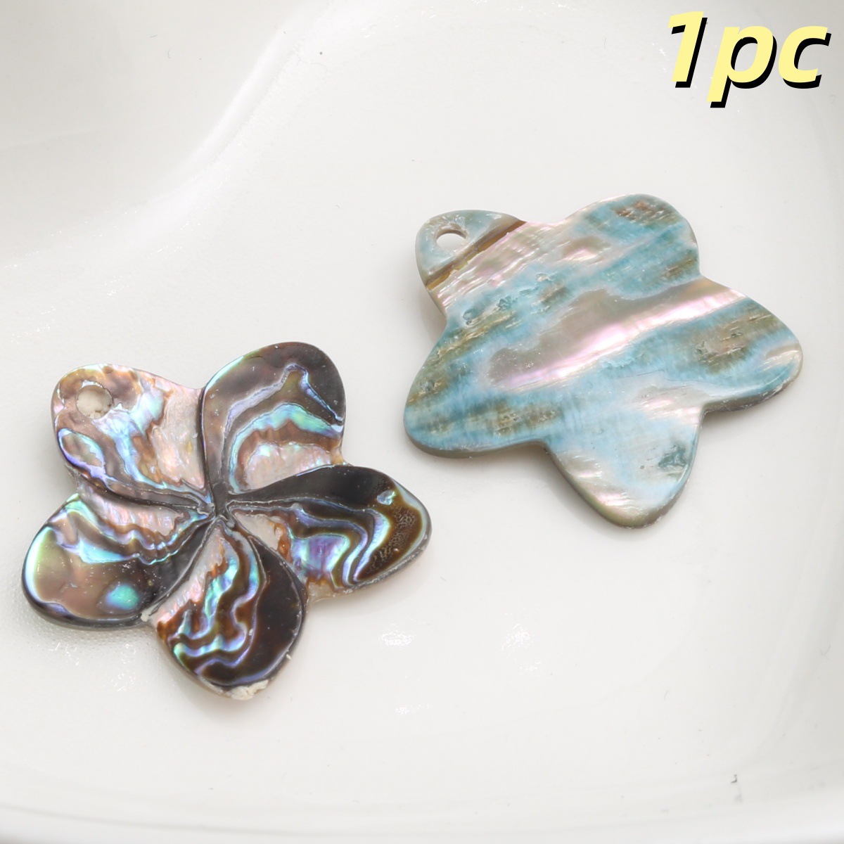 Colorful abalone florets 20mm
