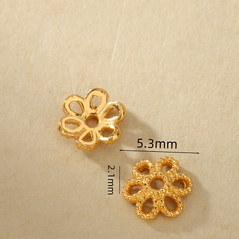 R Hexagonal bead cap