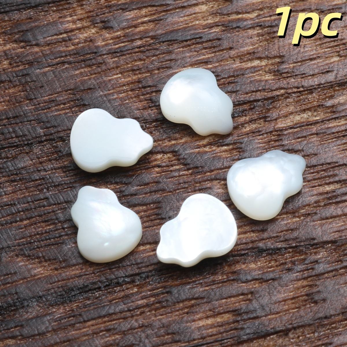 White 8.5*6.5mm
