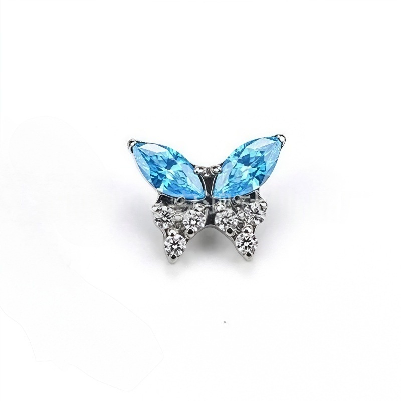 Titanium   blue and white zirconium