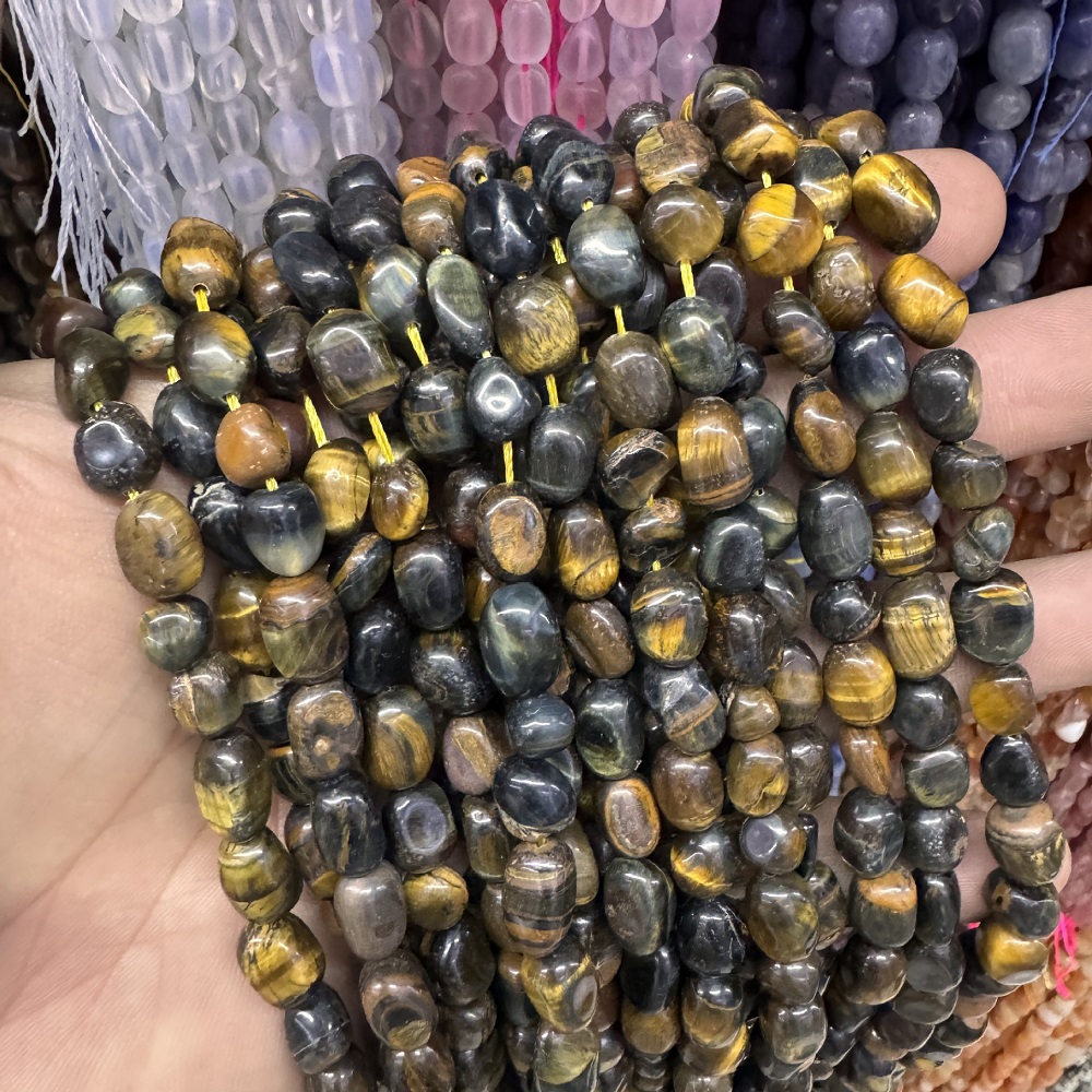 yellow blue tiger eye