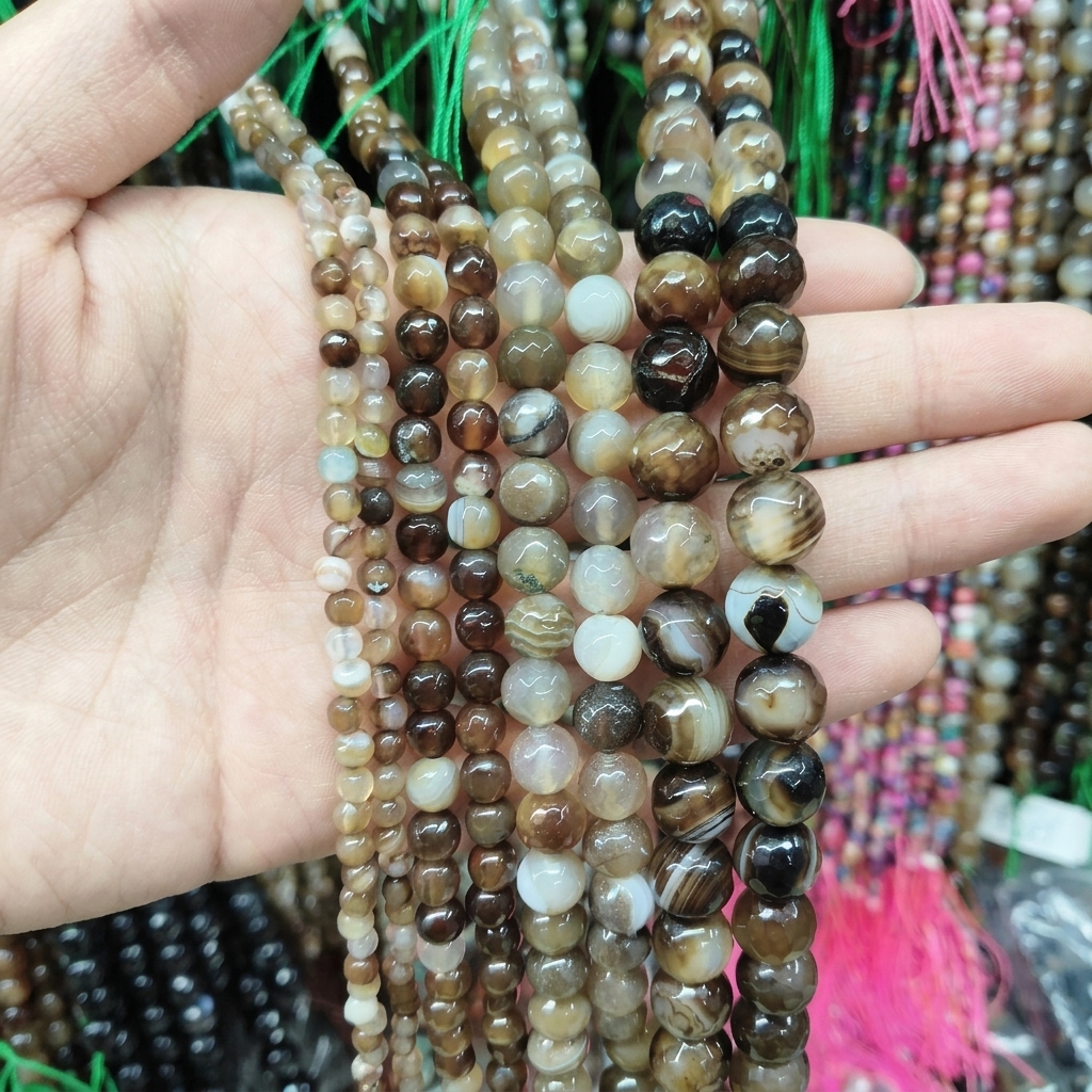 coffee lace agate