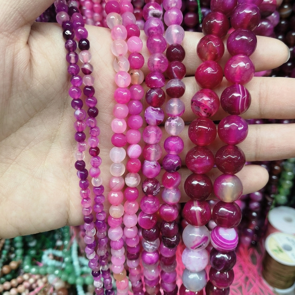 rose lace agate