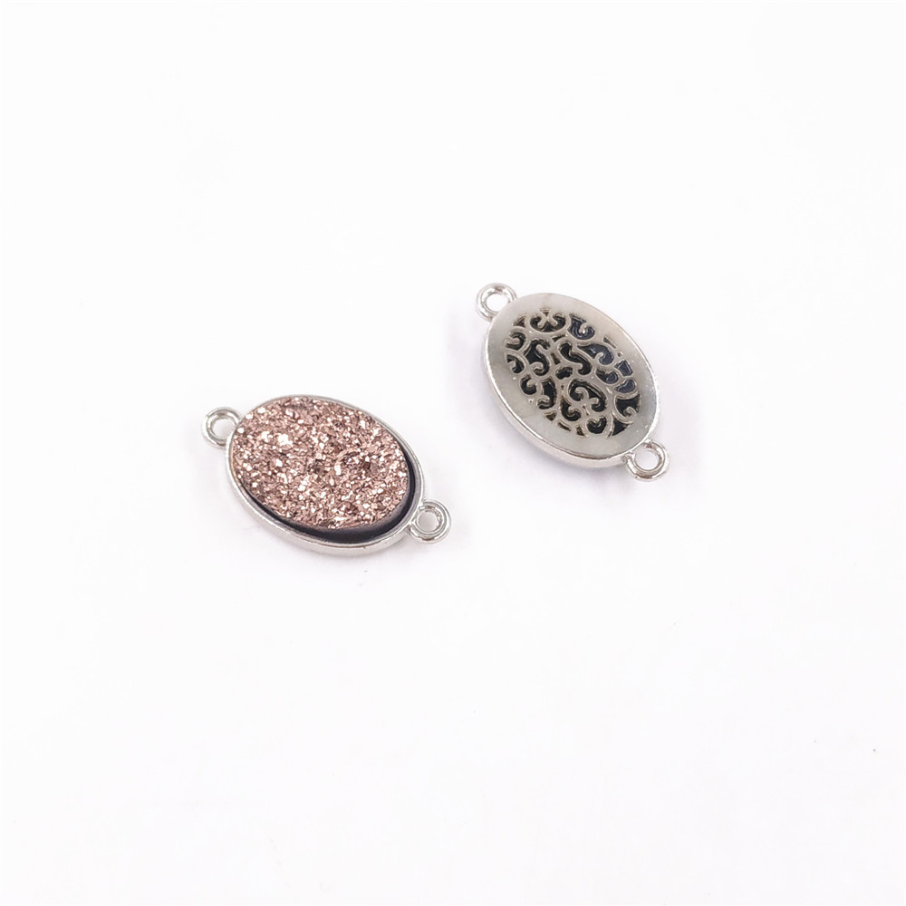 Oval (21*12*4mm) rose gold