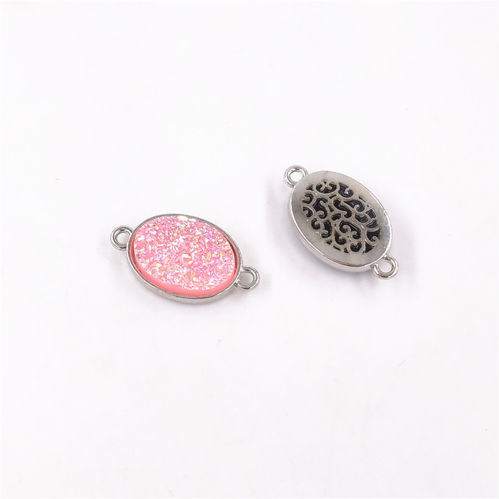 Oval (21*12*4mm) Pink