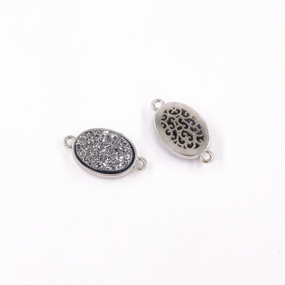 Oval (21*12*4mm) Gray