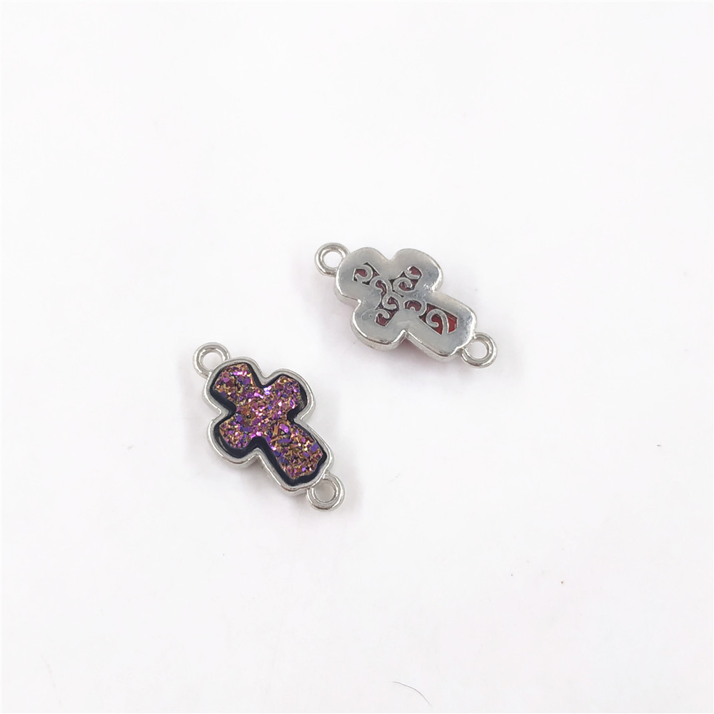 Cross (19*10*4mm) Purple