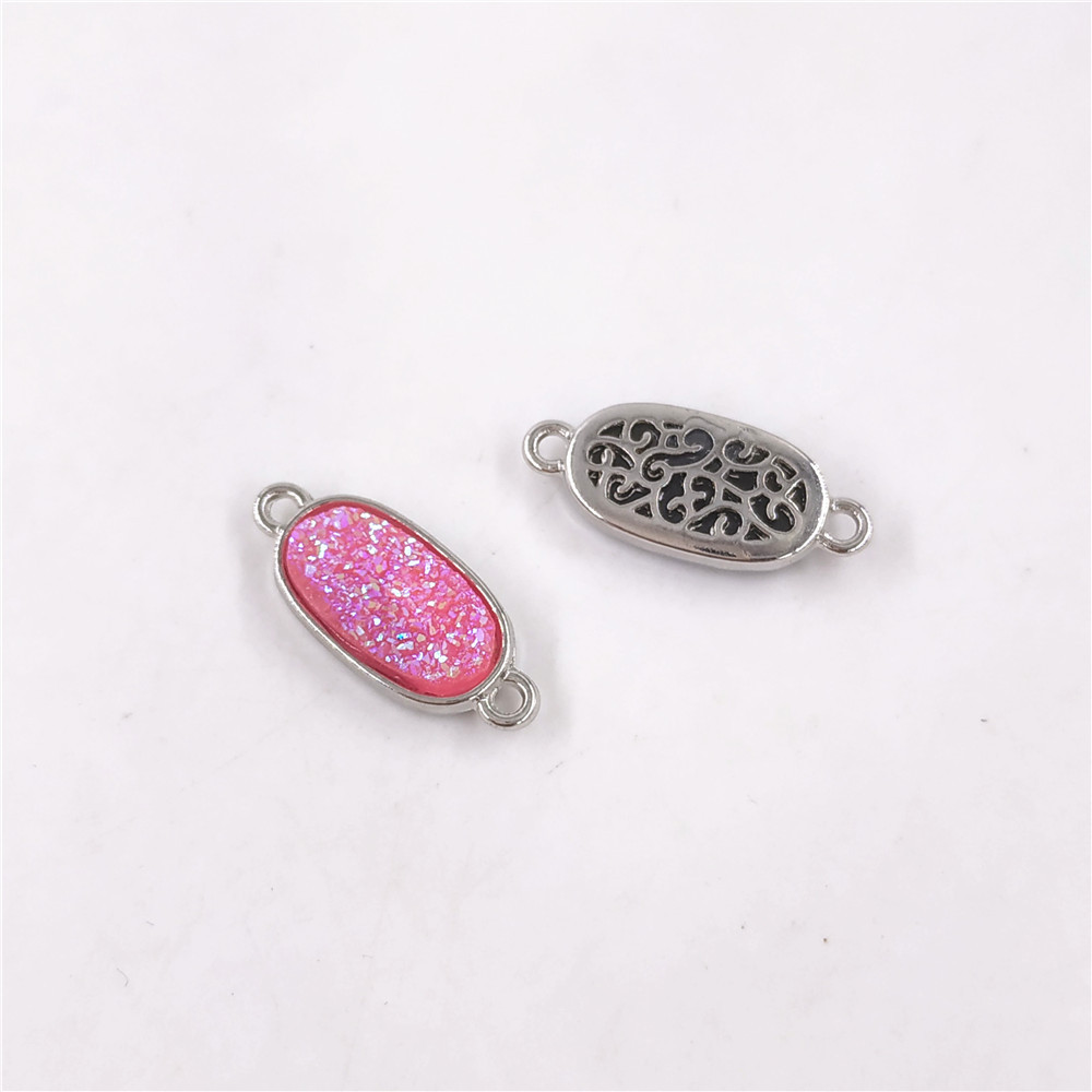 Oval (21*9*4mm) Pink