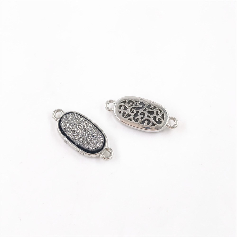 Oval (21*9*4mm) Gray