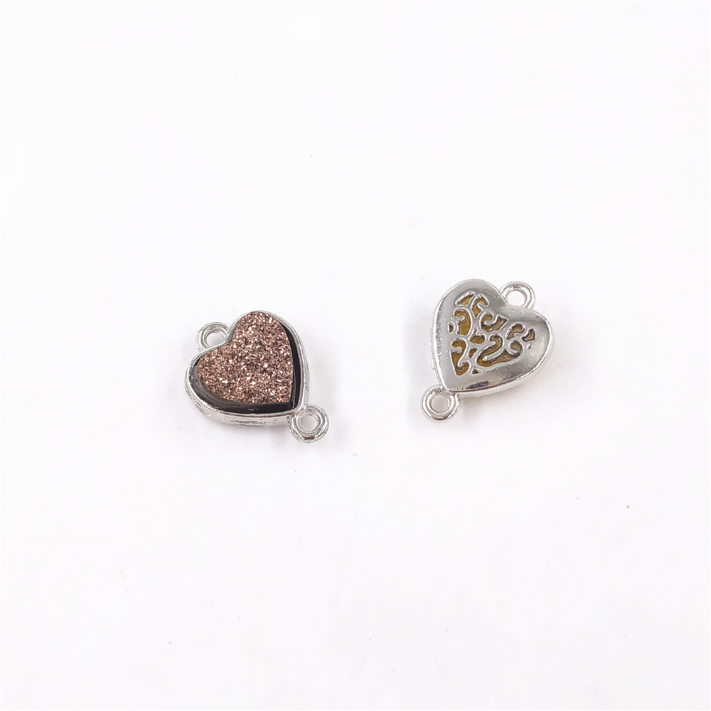 Heart-shaped (15*11*5mm) rose gold