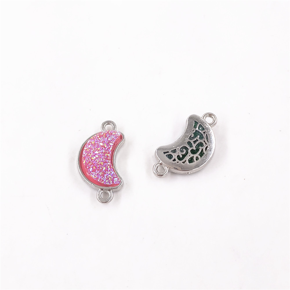 Moon (20*11*4mm) Rose Red