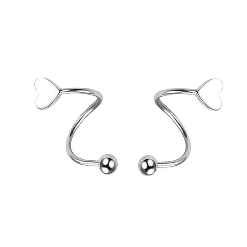 Heart-shaped steel color