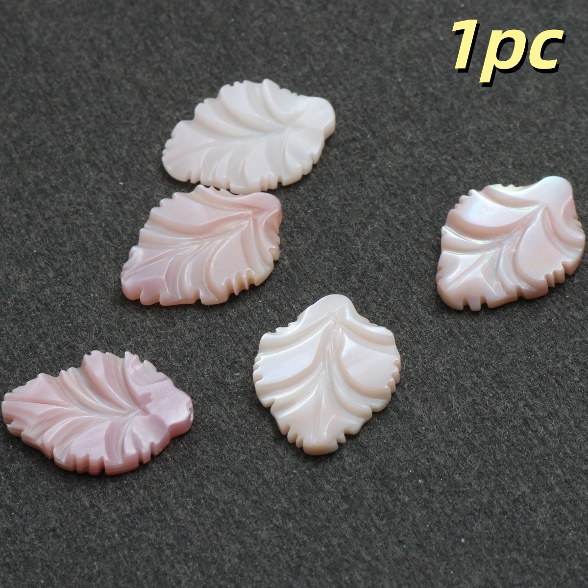 Peach long leaves 13.8*17.9mm
