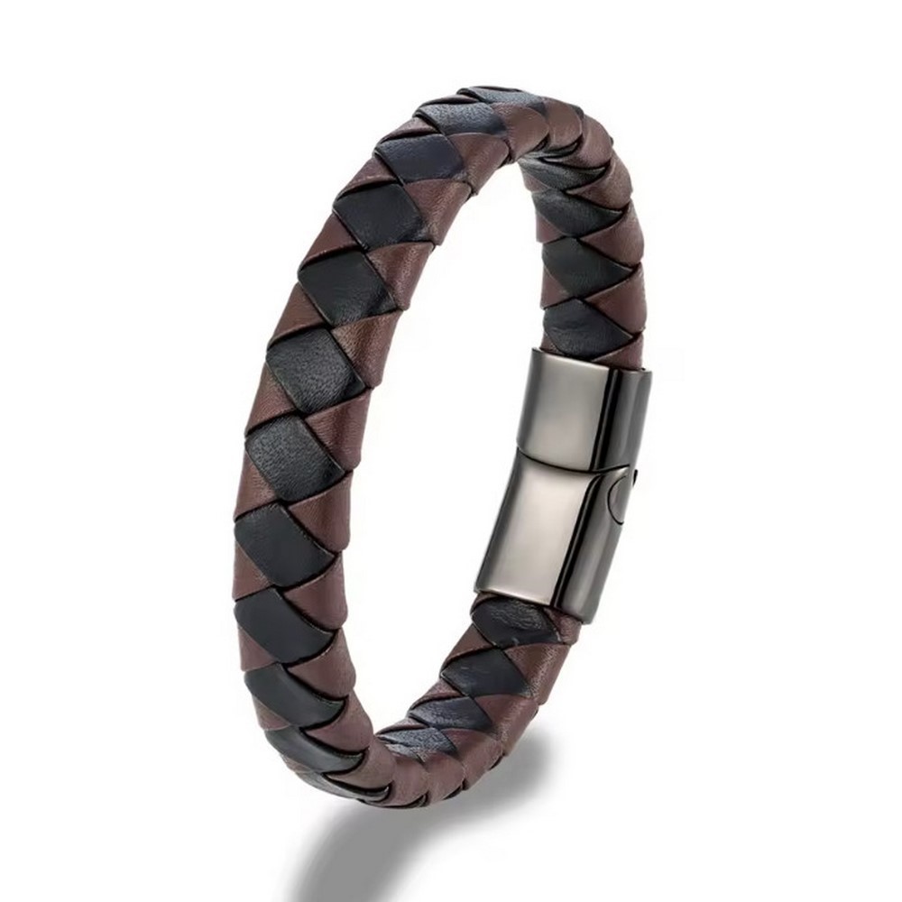 Brown edge black rhombus