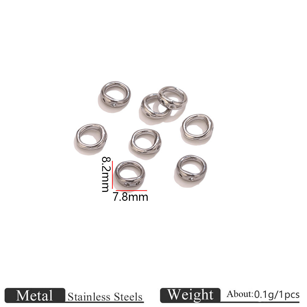 Steel color wire protector 8.2*7.8mm