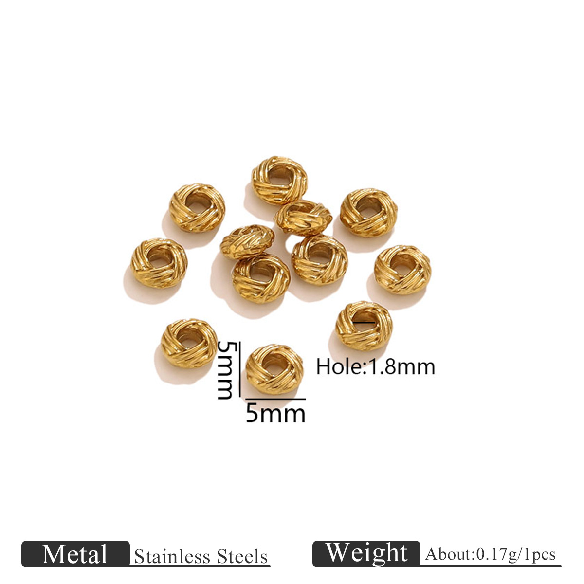 Gold 5mm