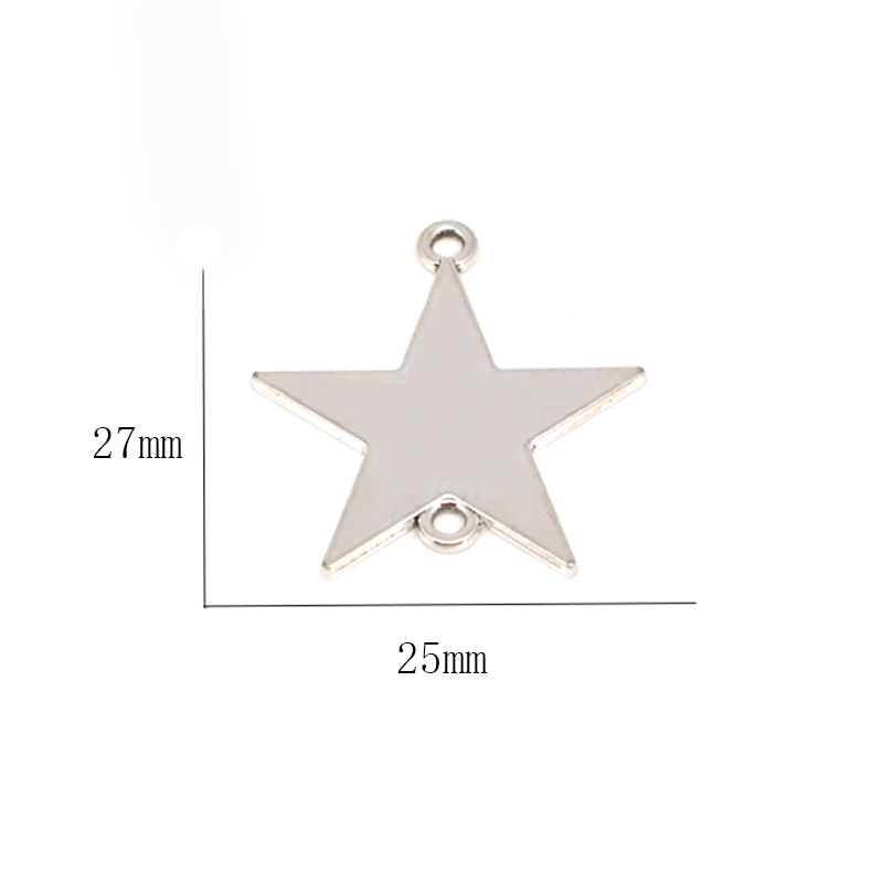 Double hanging five-pointed star