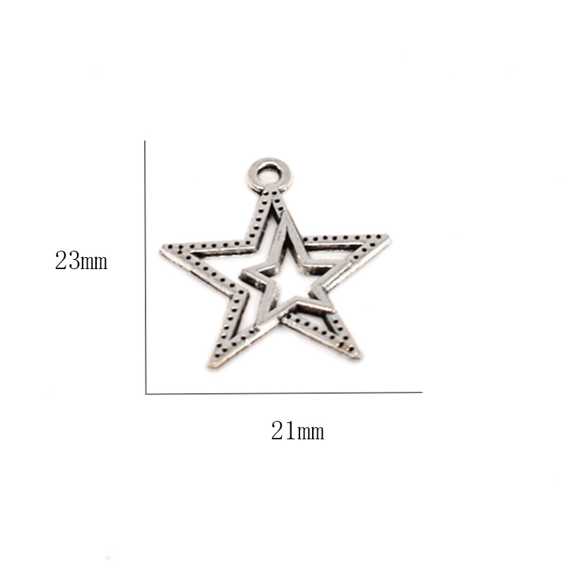 two five-pointed stars