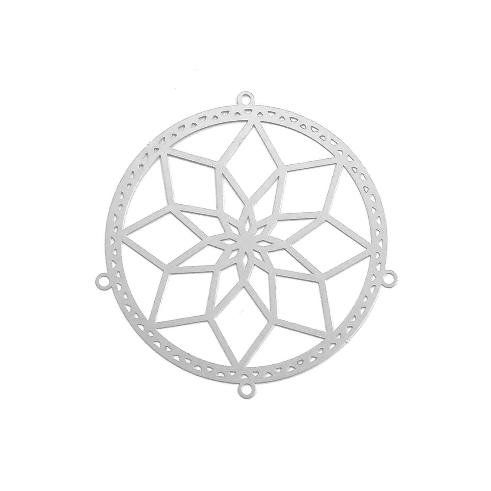 D3570 stainless steel natural color (6.6*6.5cm)