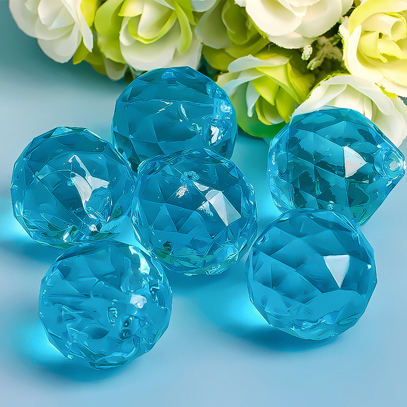 28*30mm/40pcs bright blue