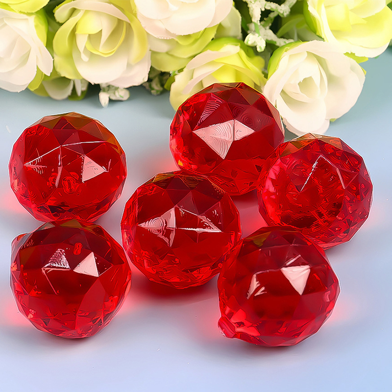 28*30mm/40pcs bright red