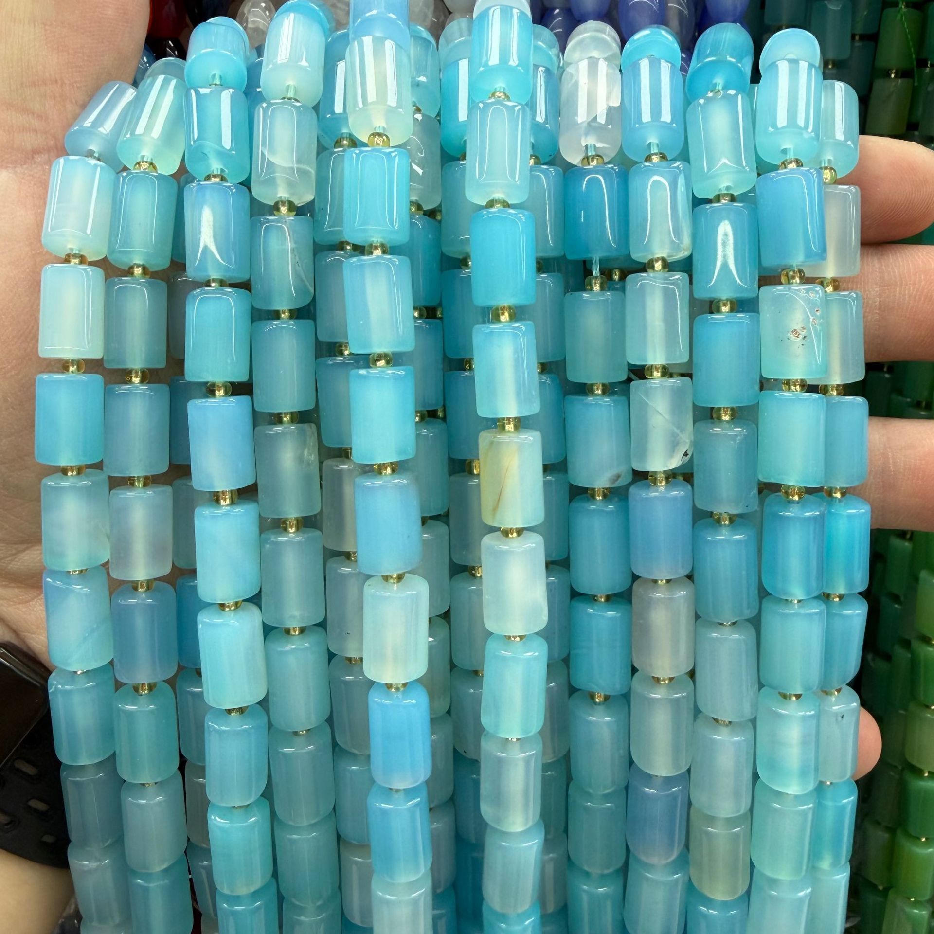 Aqua blue agate