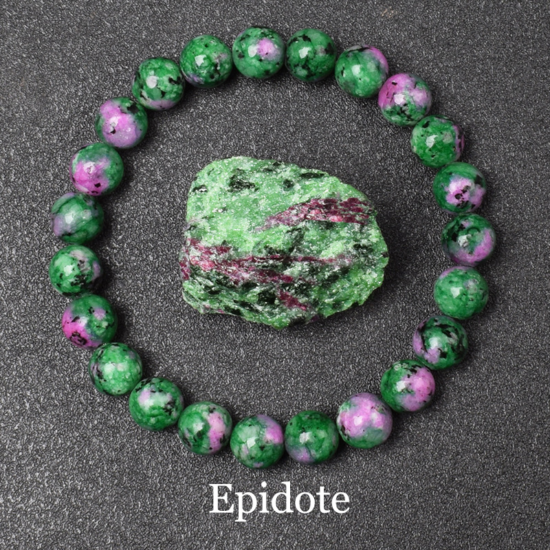 Red and green treasure (optimized quartz stone)