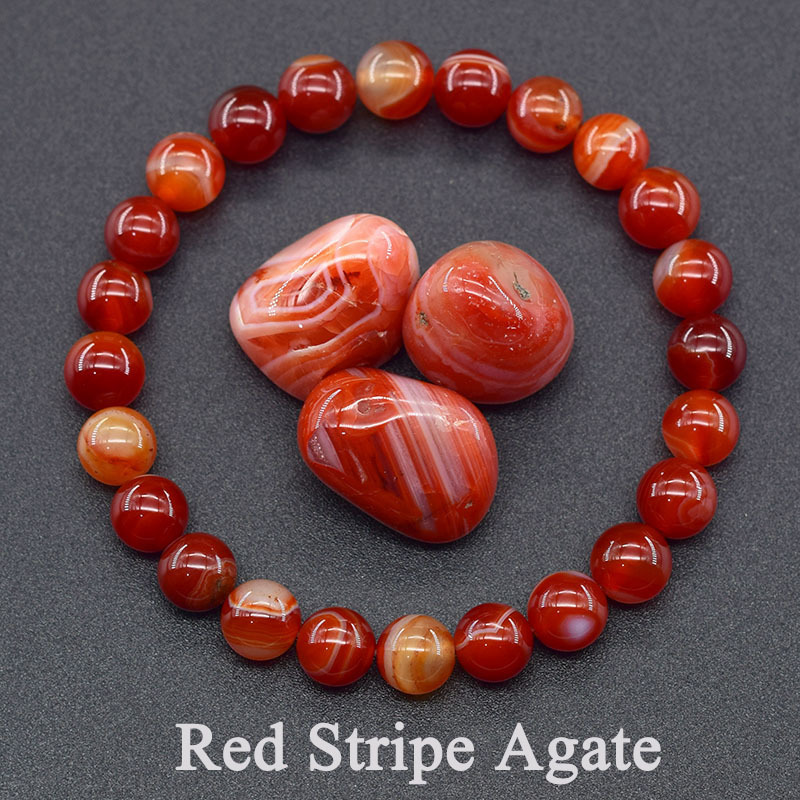 Red striped agate (natural agate optimization)