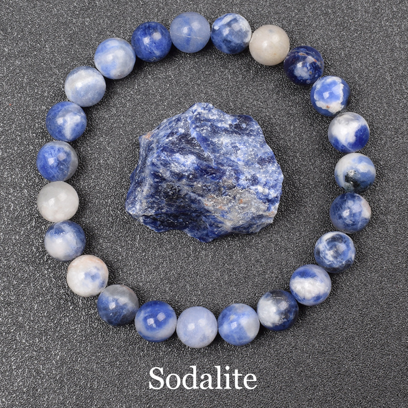 Flower blue pattern (natural stone)