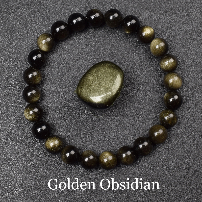 Gold obsidian
