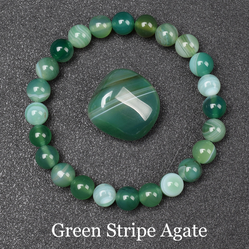Green striped agate (natural agate optimization)