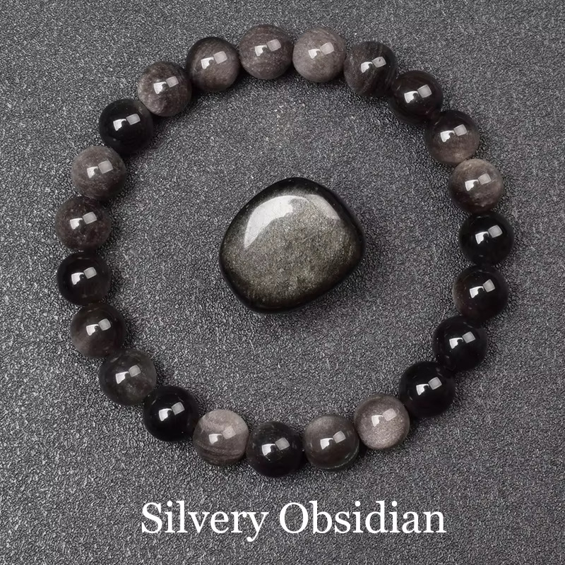 Silver obsidian