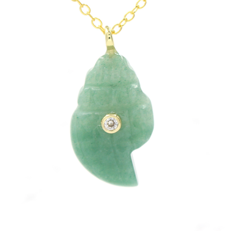 Green aventurine (including chain)