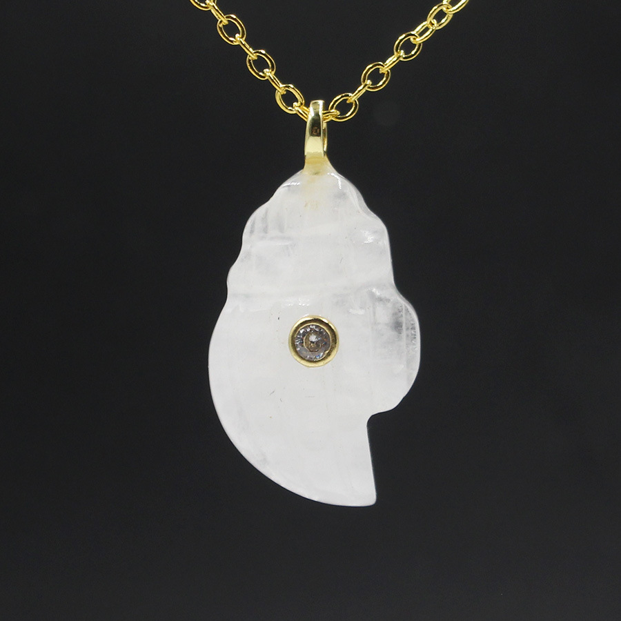 White crystal (including chain)