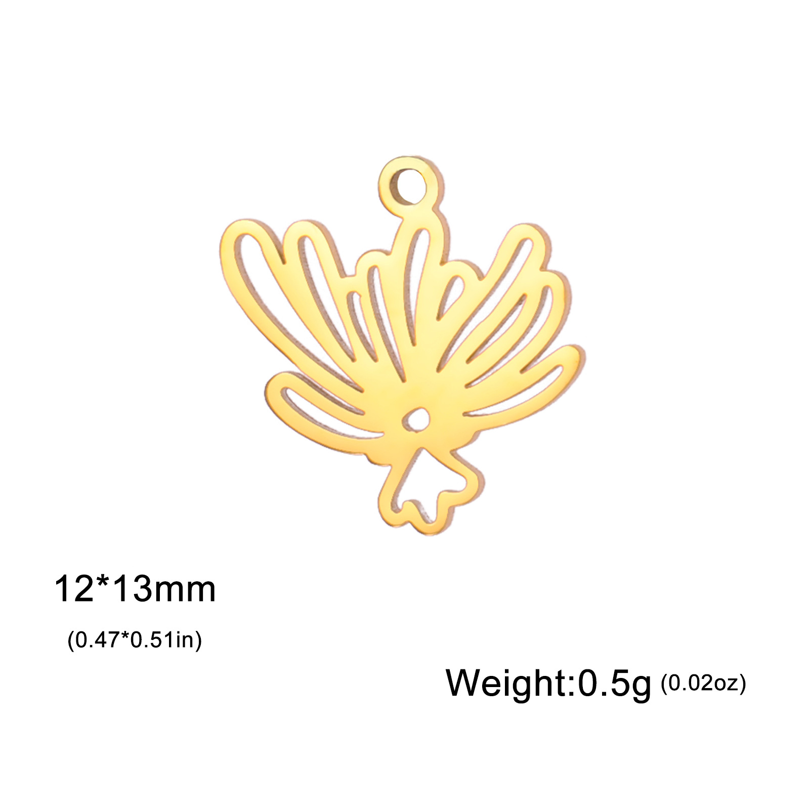 Gold and silver flower-gold