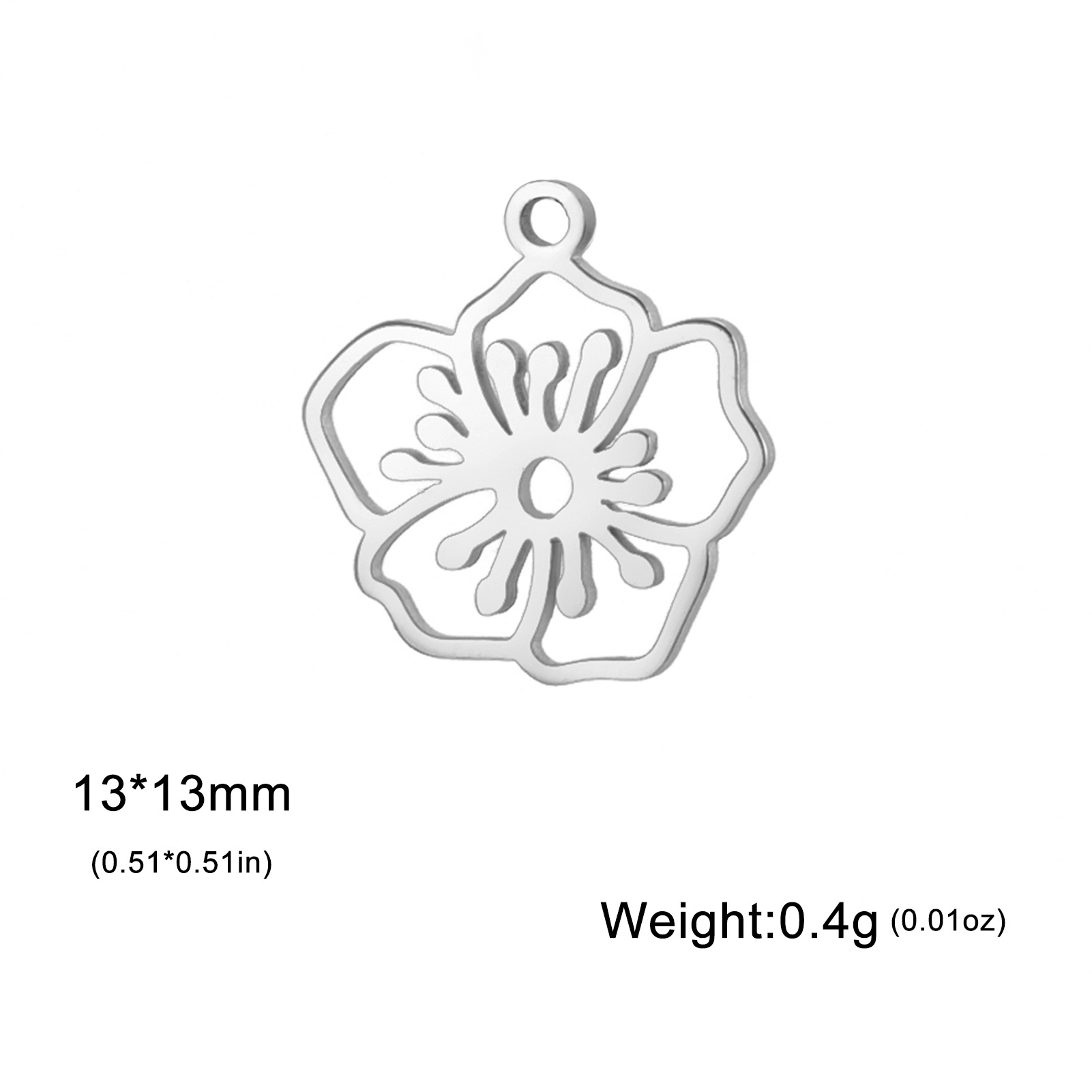 Hawthorn flower-steel color