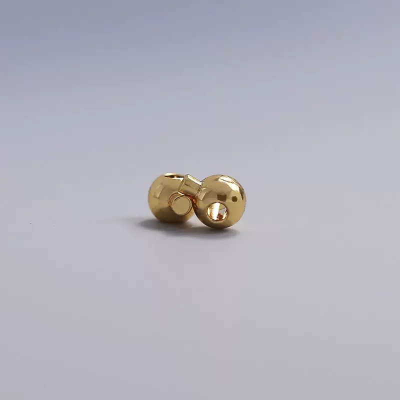Ordinary electroplating imitation gold does not guarantee color [diameter 3.5mm × hole diameter 1.6mm smooth positioning buckle] 1 piece