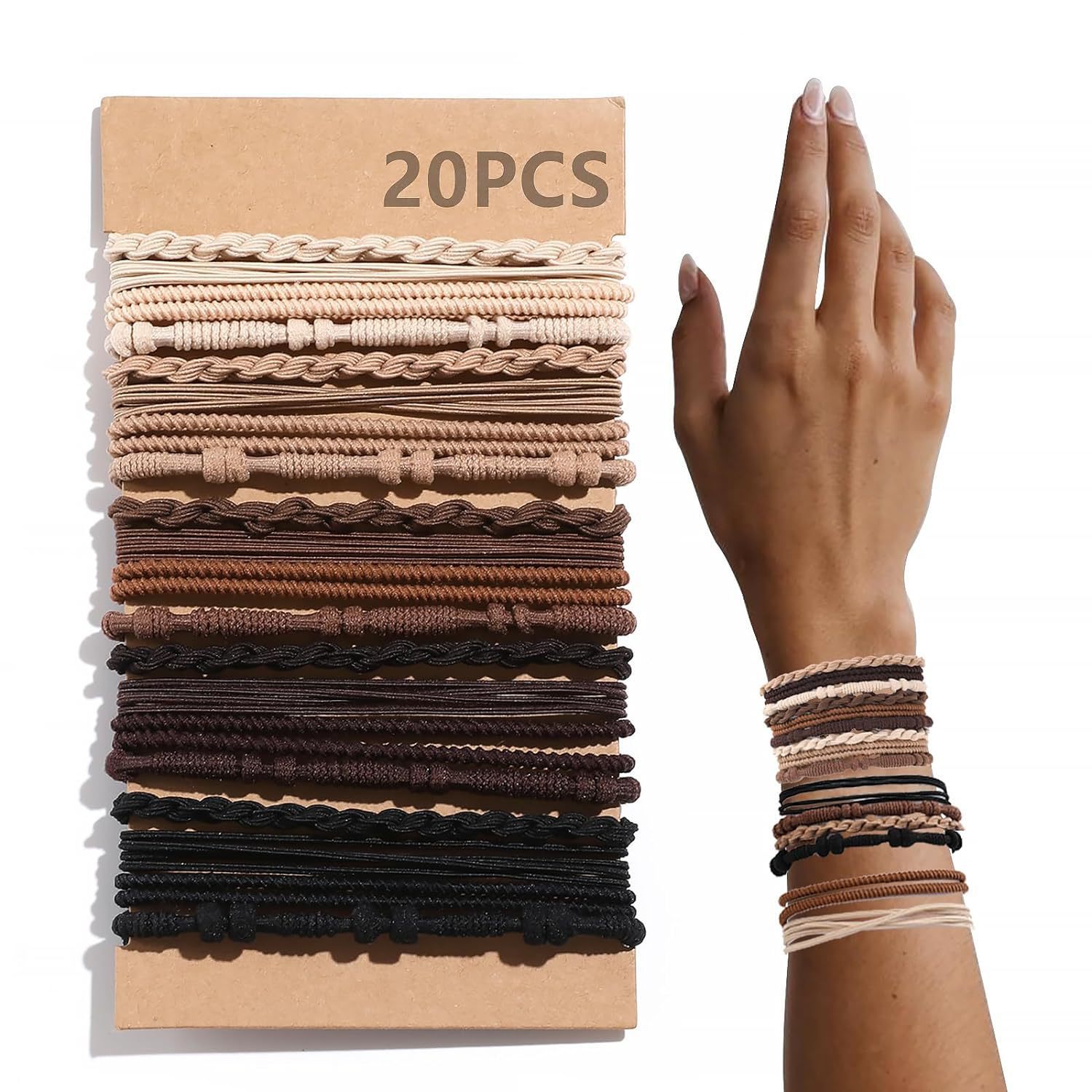 Coffee color 20 pieces card