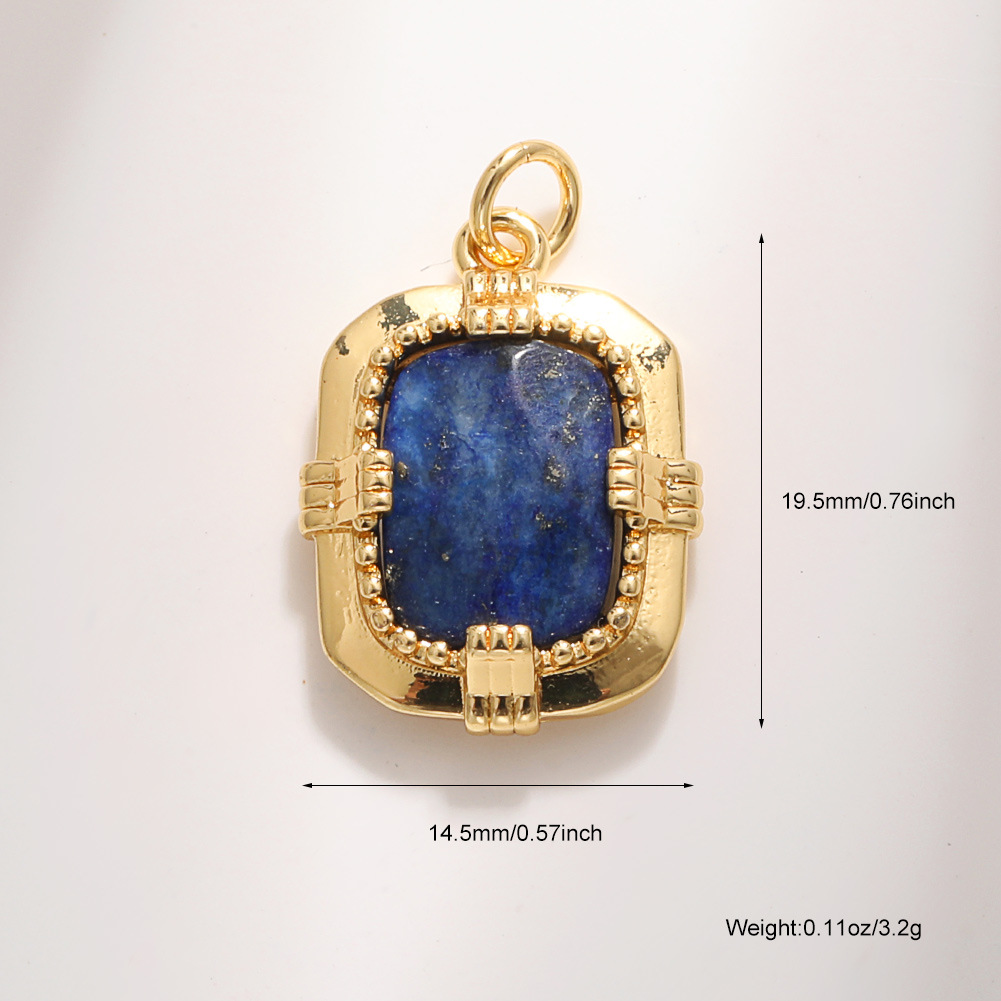 A1668 blue stone square plate