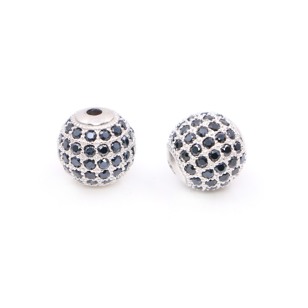 silver black zircon