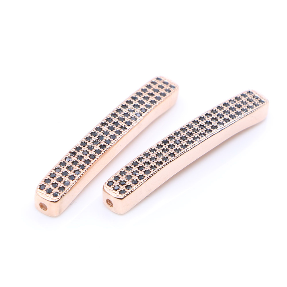 Rose Gold Black Zircon