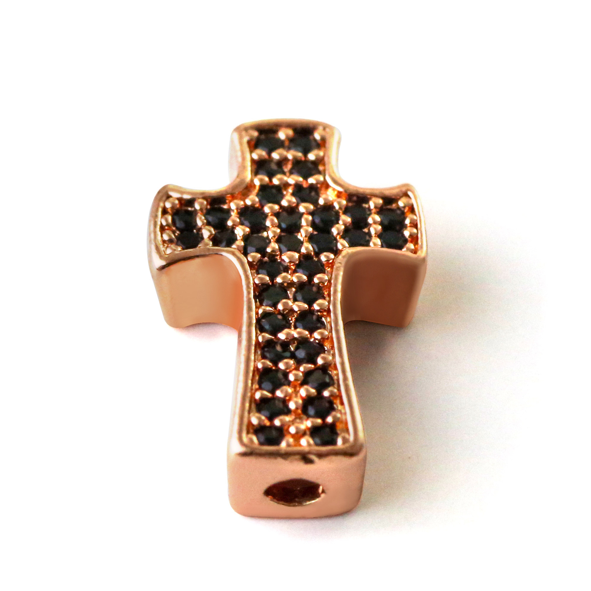Black zircon (rose gold)