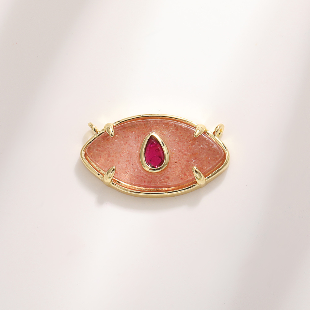 A1651 devil's eye strawberry crystal