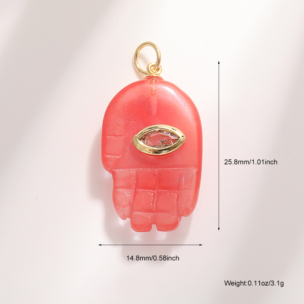 A1652 palm watermelon red