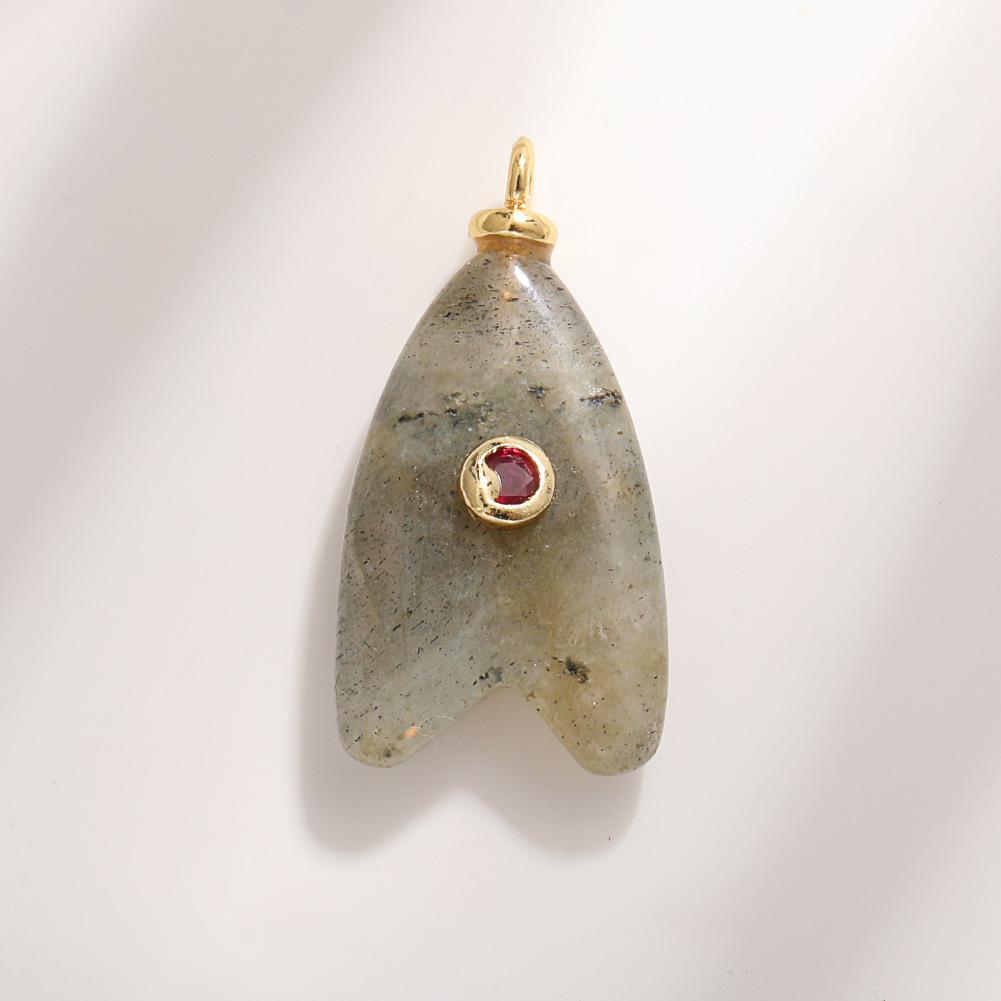 A1660 fishtail glitter stone