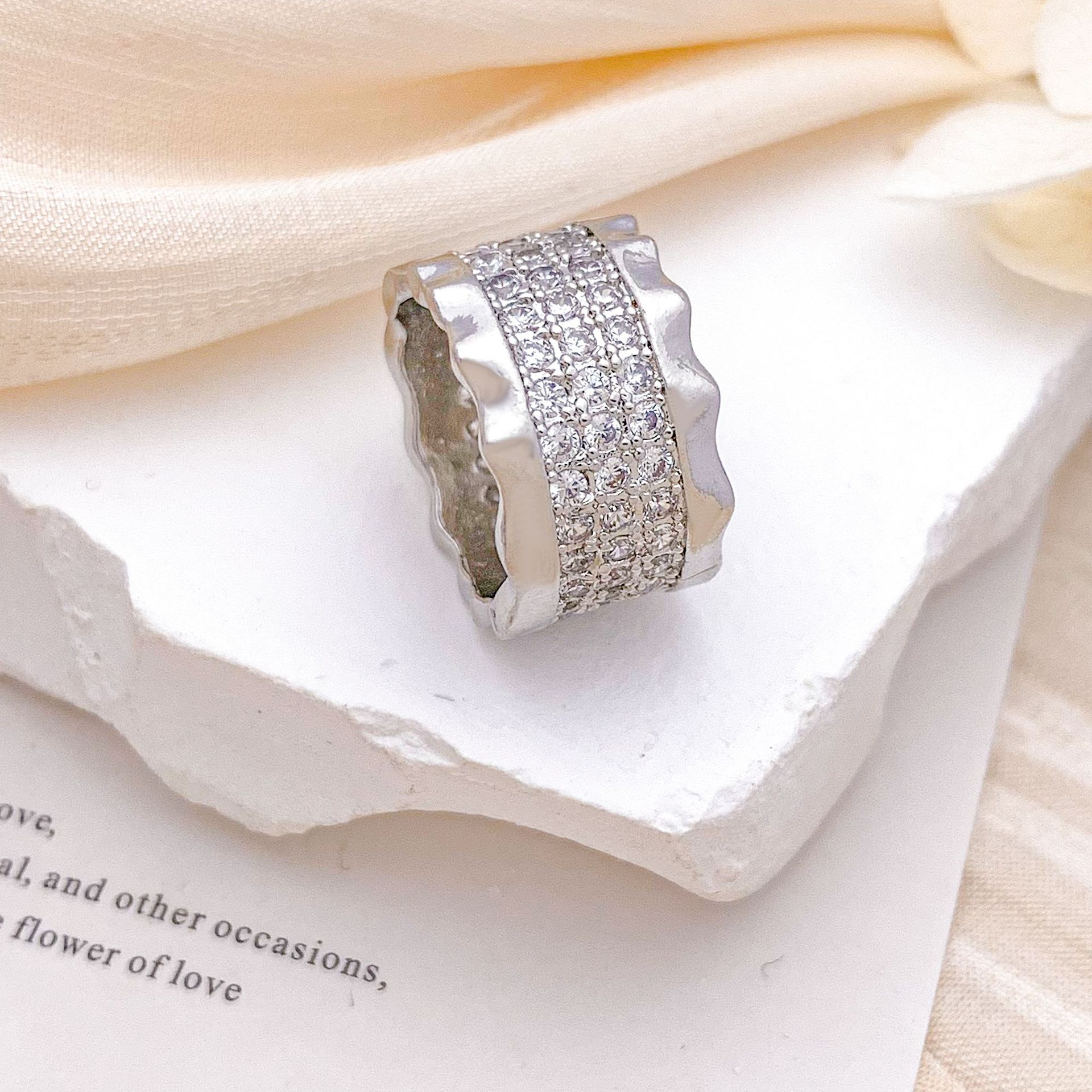 K15.2x9.5mm Xl2482 ring pendant silver large size