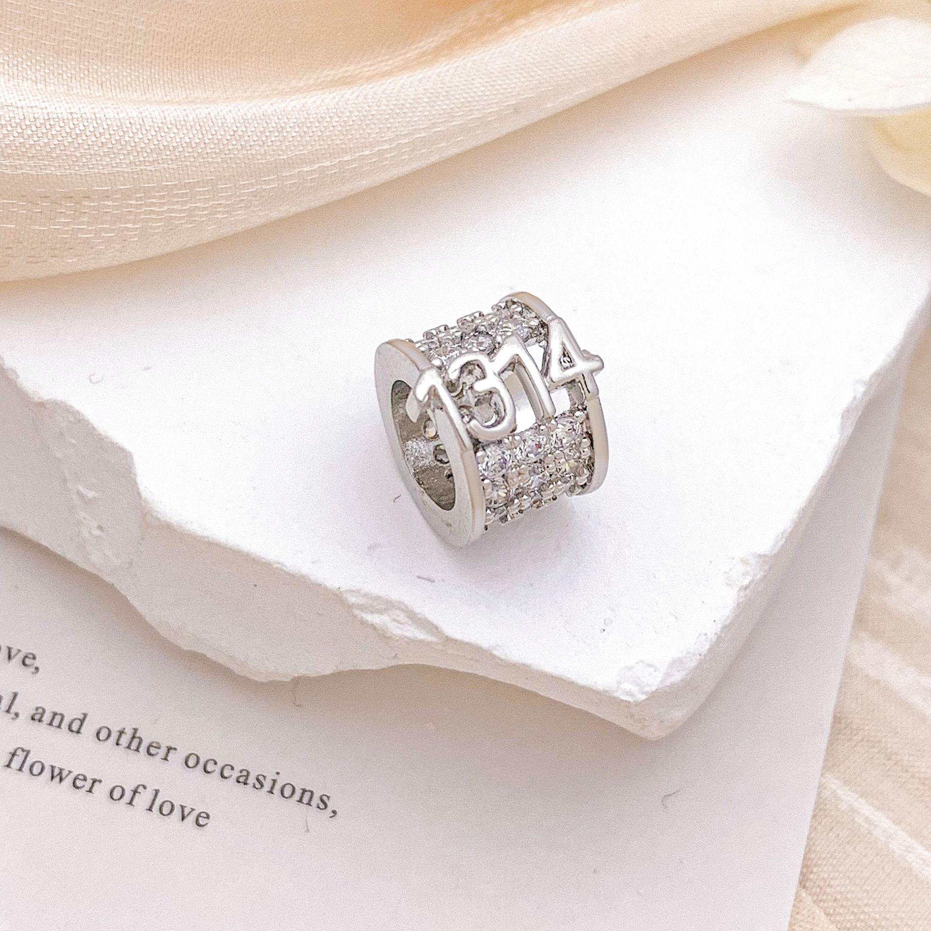 N 10x7.1mm Xl2489 lifetime ring pendant silver