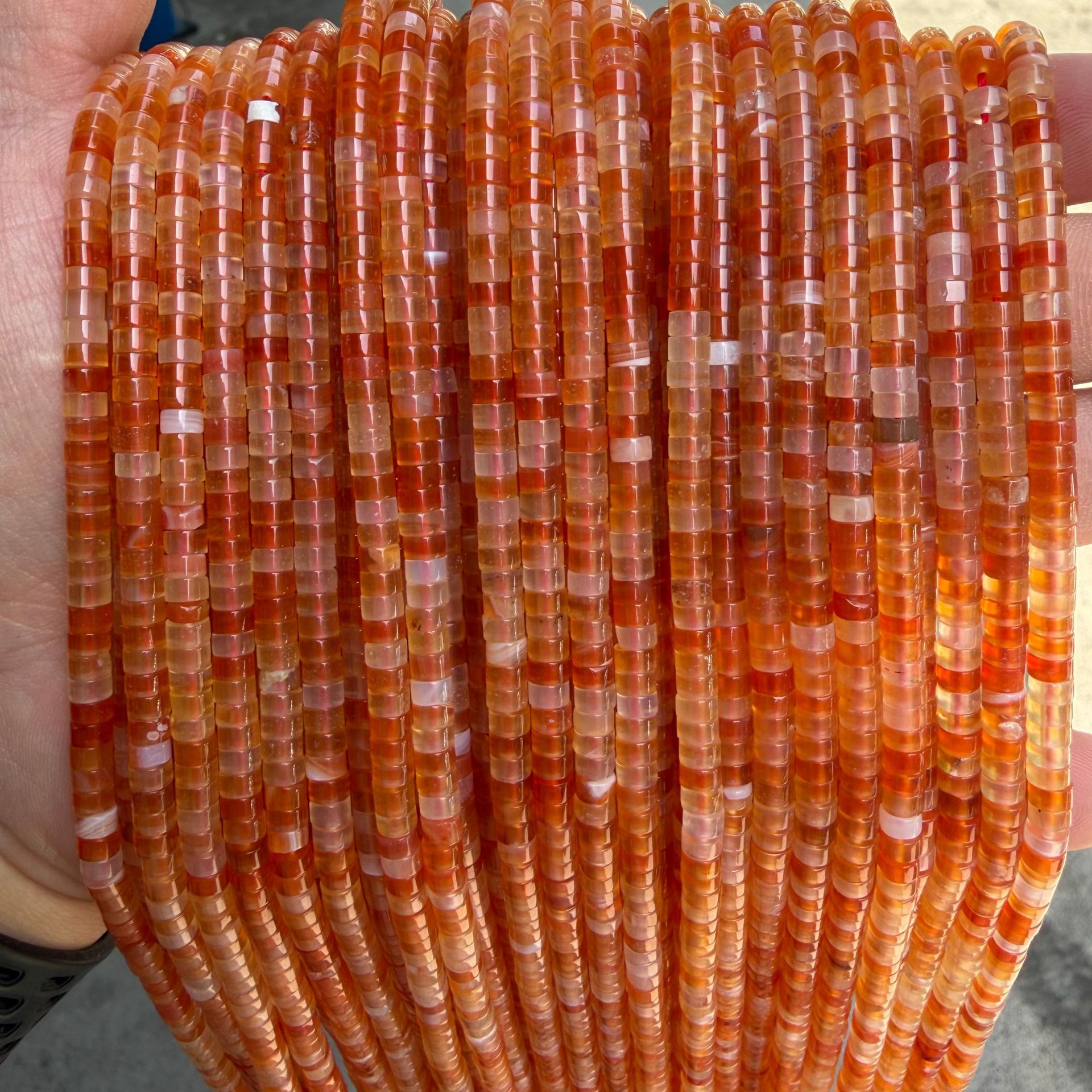 Agate rouge