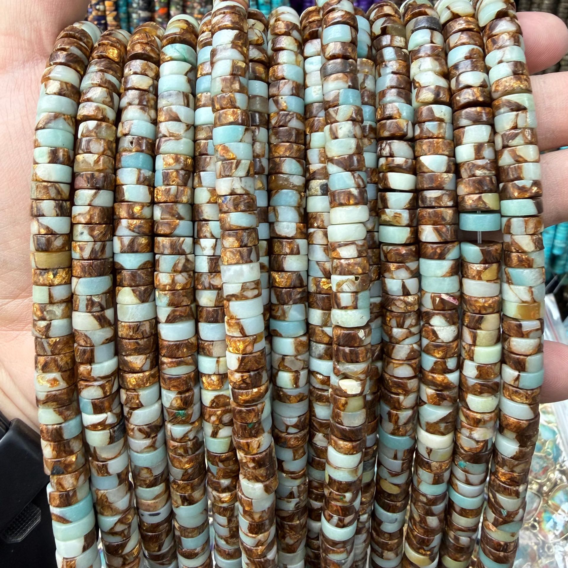 Blue brown Impression Jasper